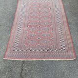 Persian wool rug in burgundy red diamonds 135x200cm