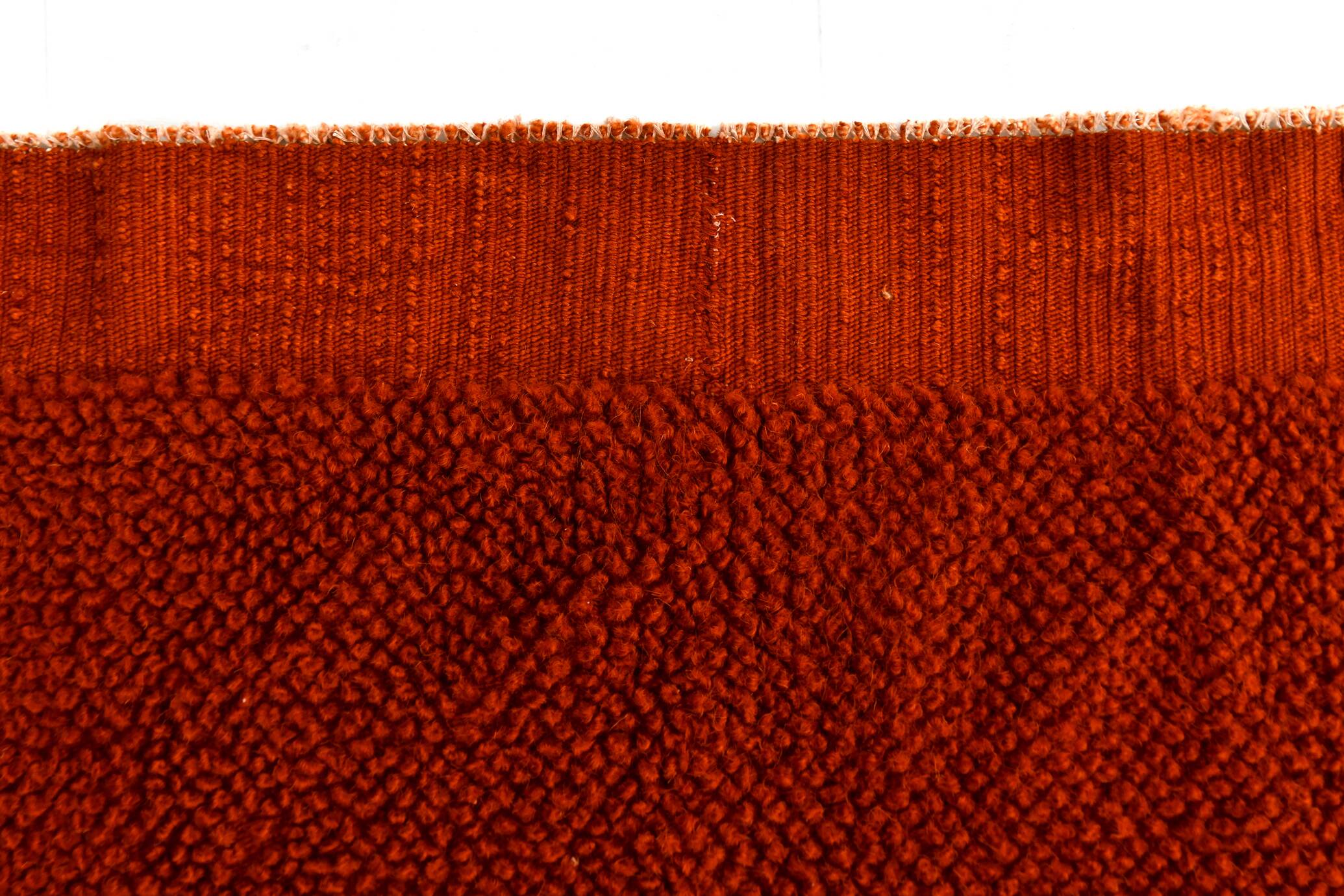 4x7 Kilim Terracotta Contemporary Kilim Area Rug, 120x205Cm