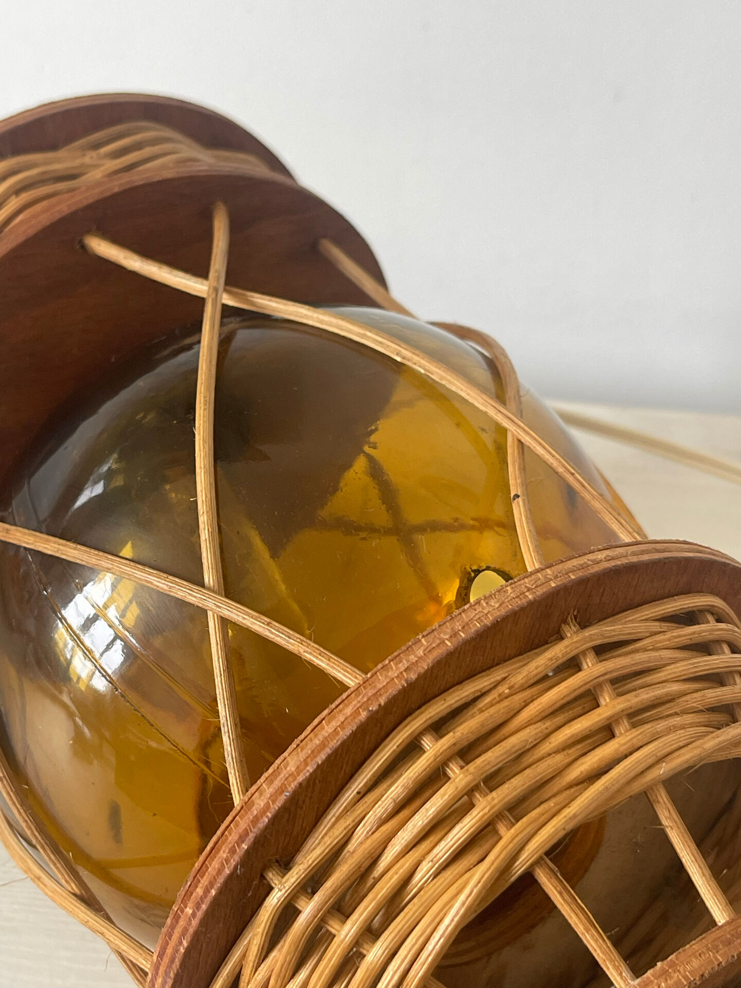 Lampe artisanale 1970