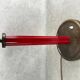 Lampe de bureau champignon Art déco rouge