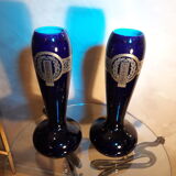2vases in sarreguemines 38x14 very classy with several feles