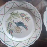 Ceramic plates. 70s/80s Work inspired by the 16th and 17th centuries.