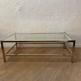 Glass coffee table