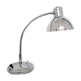 Adjustable desk / workshop lamp - Chrome metal - 1950