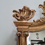 Ornate antique french mirror c1860