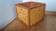 Cache pot, storage box in wood and rattan.