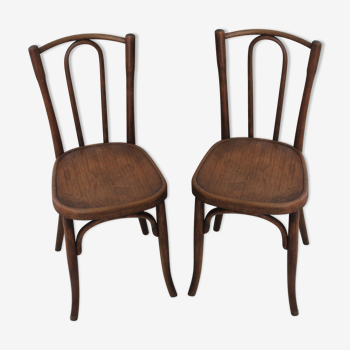 Paire de chaises bistrot Fischel