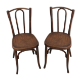 Pair of Fischel bistro chairs