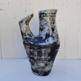 Large zoomorphic vase, ceramic by Jacques Blin