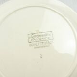 Lot of 3 cake plates, Selestat, Schlettstadt décor, from Sarreguemines