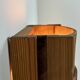 Vintage XL wall light, pin, suede, 1970
