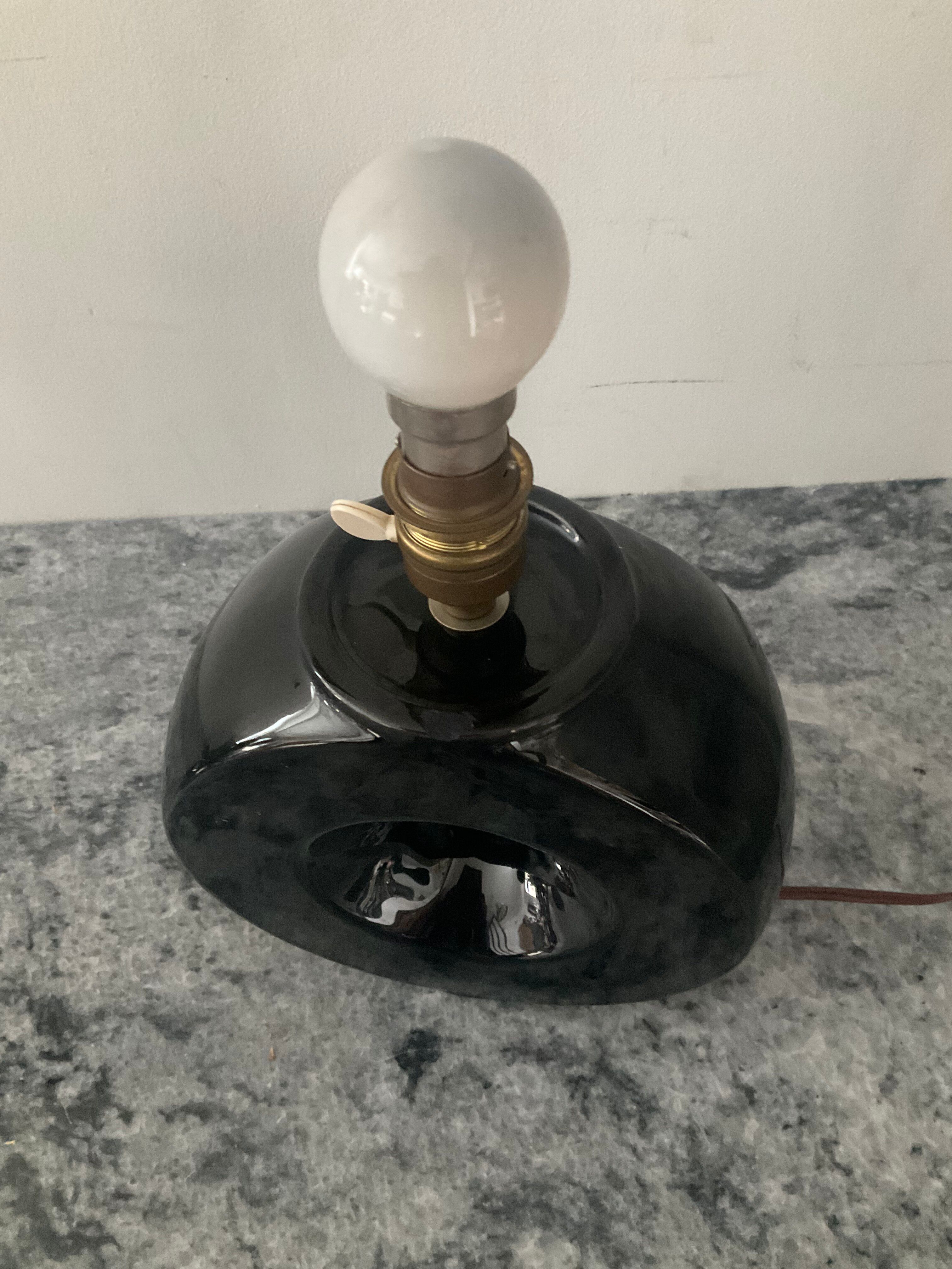 Vintage 1960s ceramic lamp base