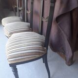 Lot de 3 chaises anciennes style Napoléon III