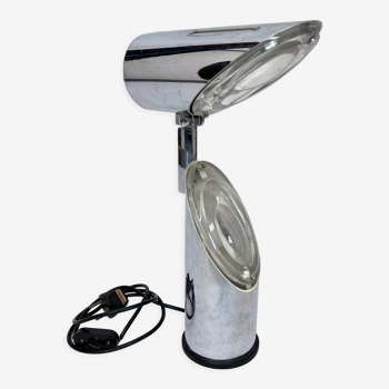 Modern chrome and glass table lamp by Stilkronen, Italy 1960s, Oscar Torlasco