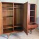 Vintage Scandinavian wardrobe in teak