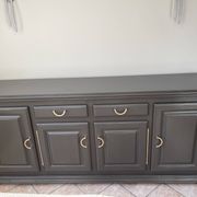 Vintage oak buffet refurbished