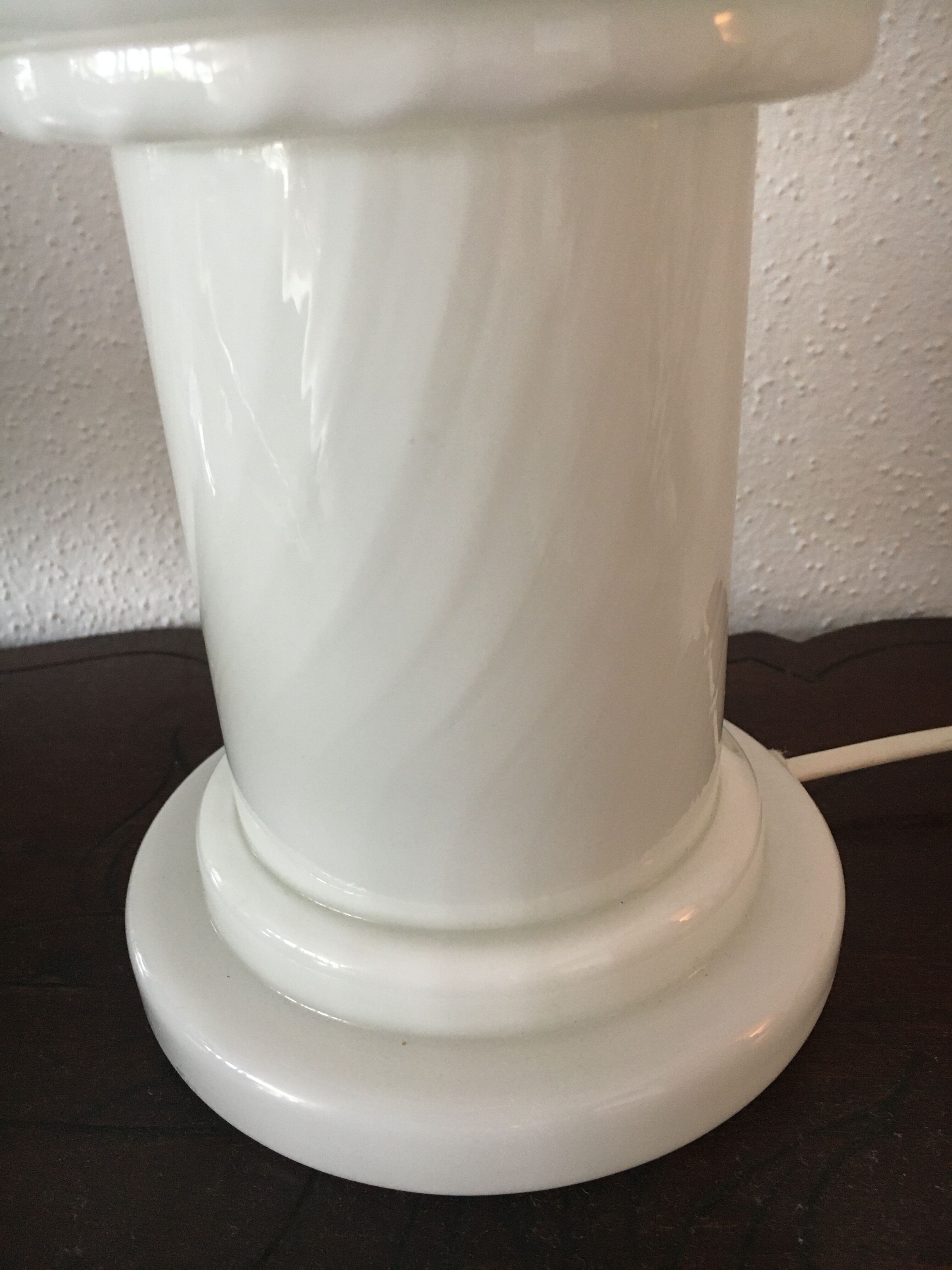 Opaline mushroom lamp 1970