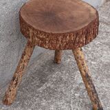Brutalist low stool