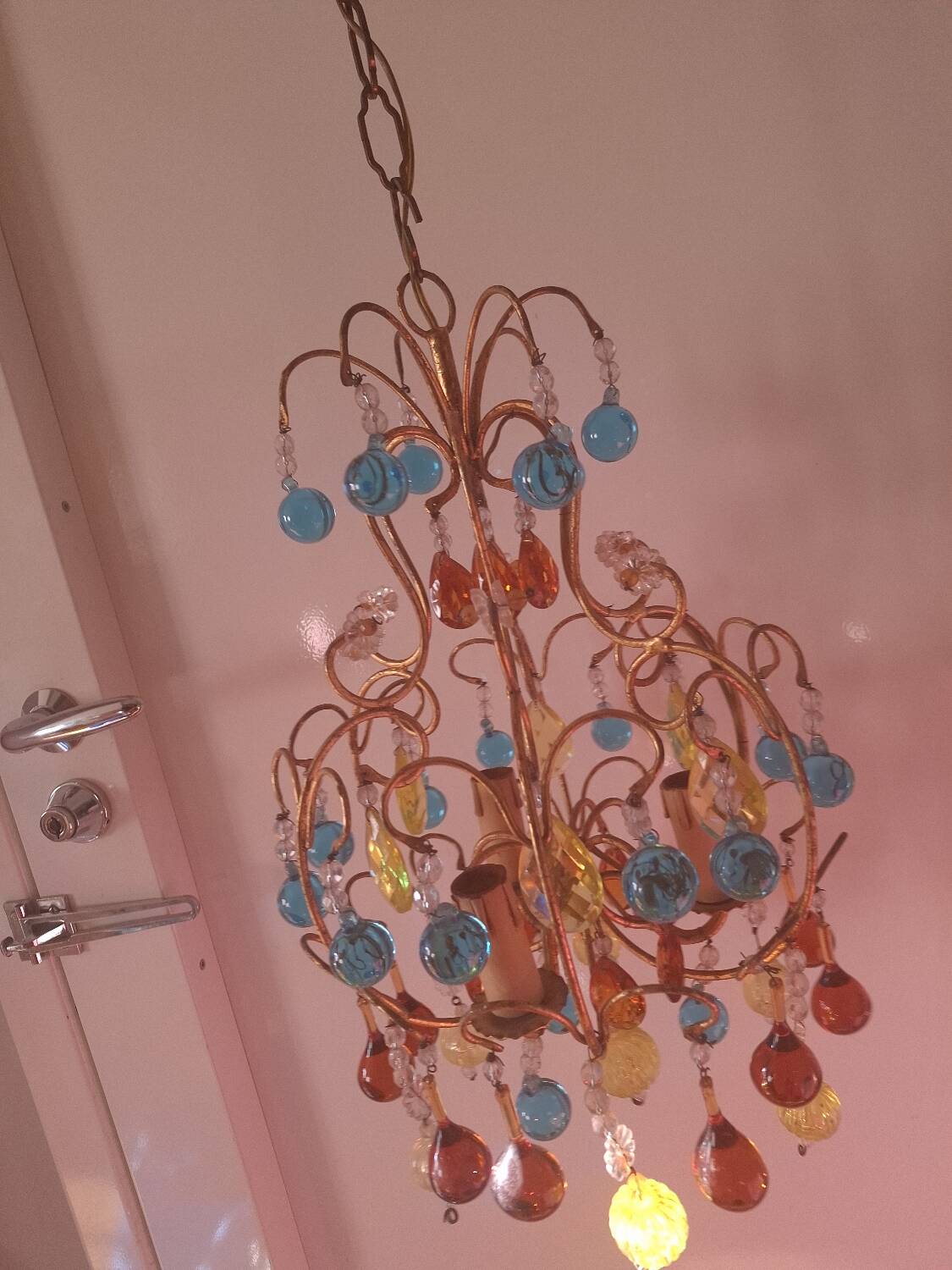 Vintage crystal chandelier