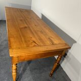 Cherry farmhouse table