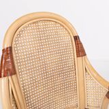 Set of 2 Vintage 1970’s Rattan-Bamboo indoor/outdoor chairs