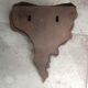 Old large bronze wall ornament Art Nouveau style