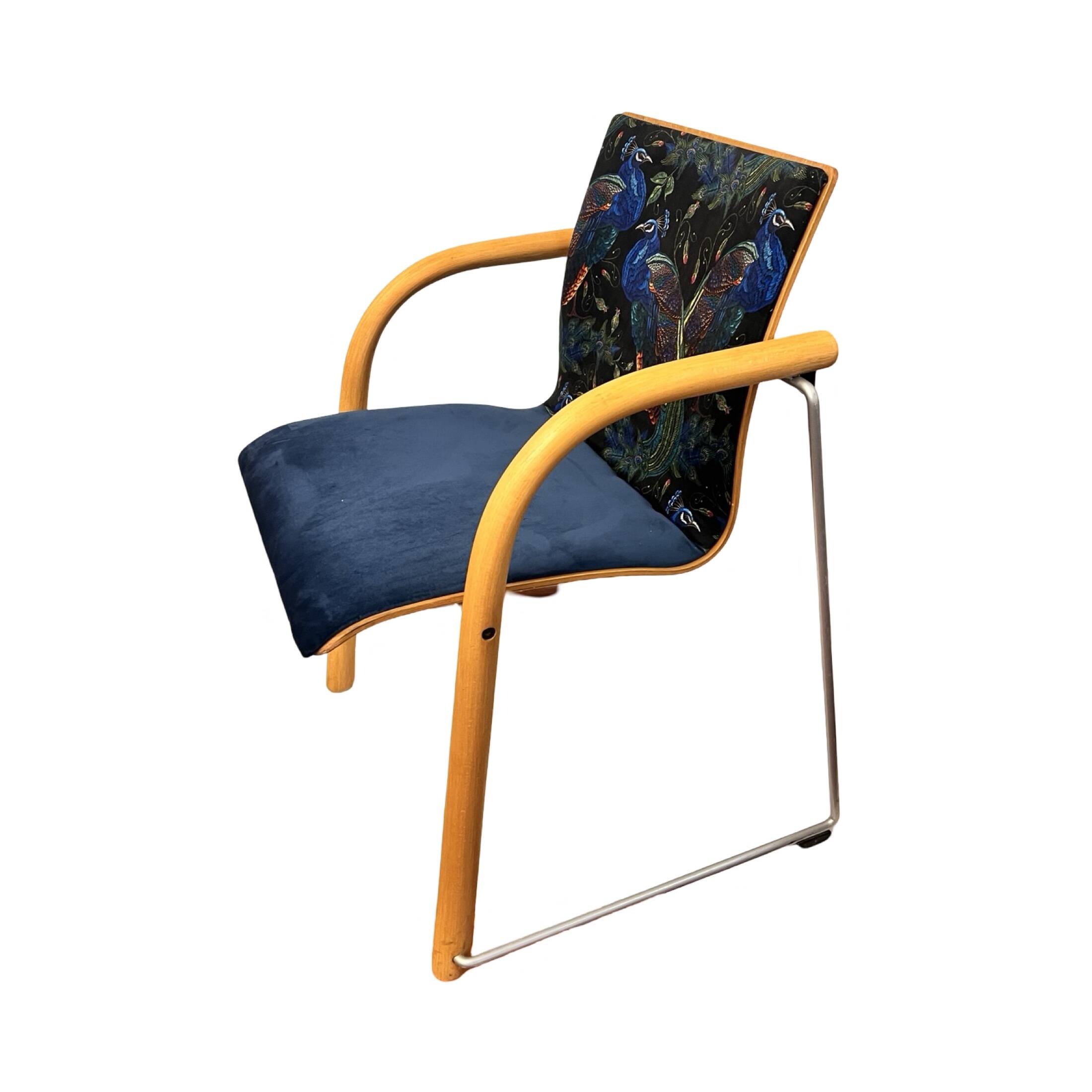 Upholstered chair, type S320, designed by W. Schneider, U. Böhme, Thonet, Germany, 1984