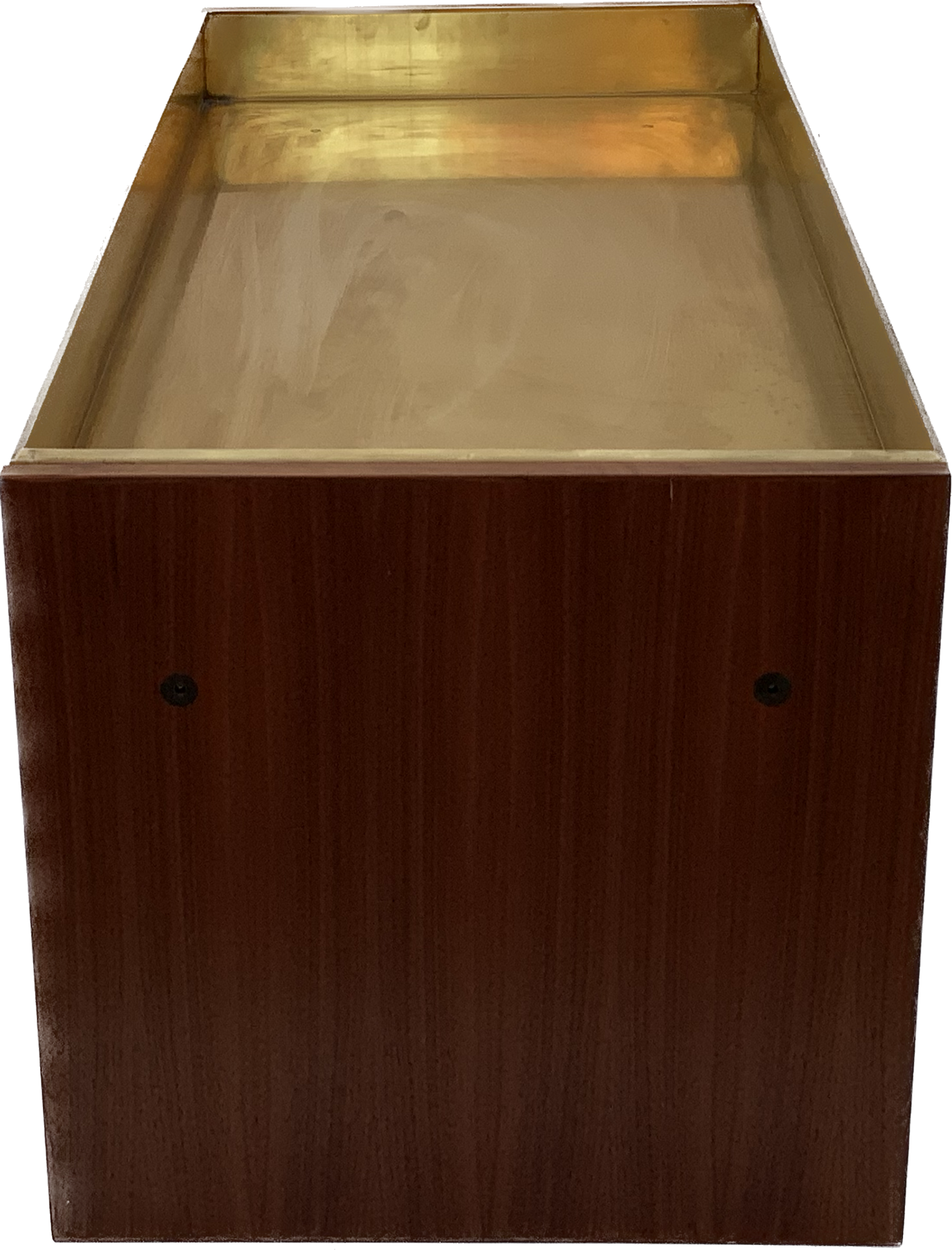 Vintage Danishs Modern  Modern Teak, Brass Planter/ Flower Box/Pot Plant Stand 1960s