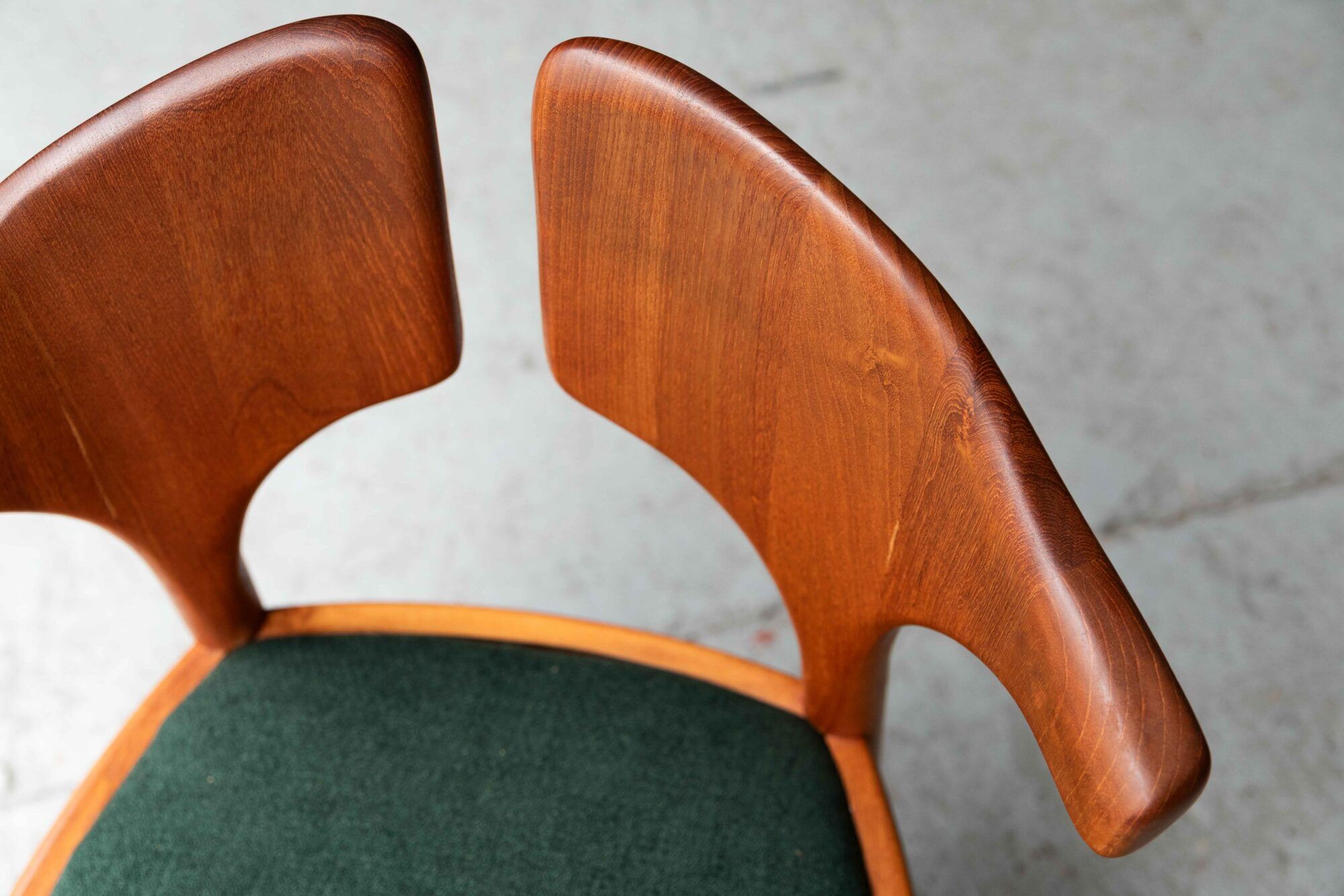 Set of 4 dining chairs by Schou Andersen