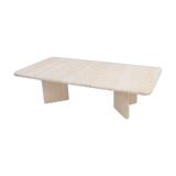 Vintage italian travertine coffee table