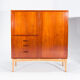 Mid Century Teak & Oak Cabinet, Danish 1950’s
