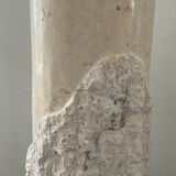 Vintage travertine column from the 70s-80s
