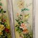 Screen has three Louis XV style panels in patinated wood XX century