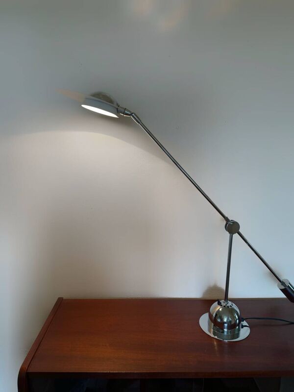 Grande lampe de bureau Aluminor années 70
