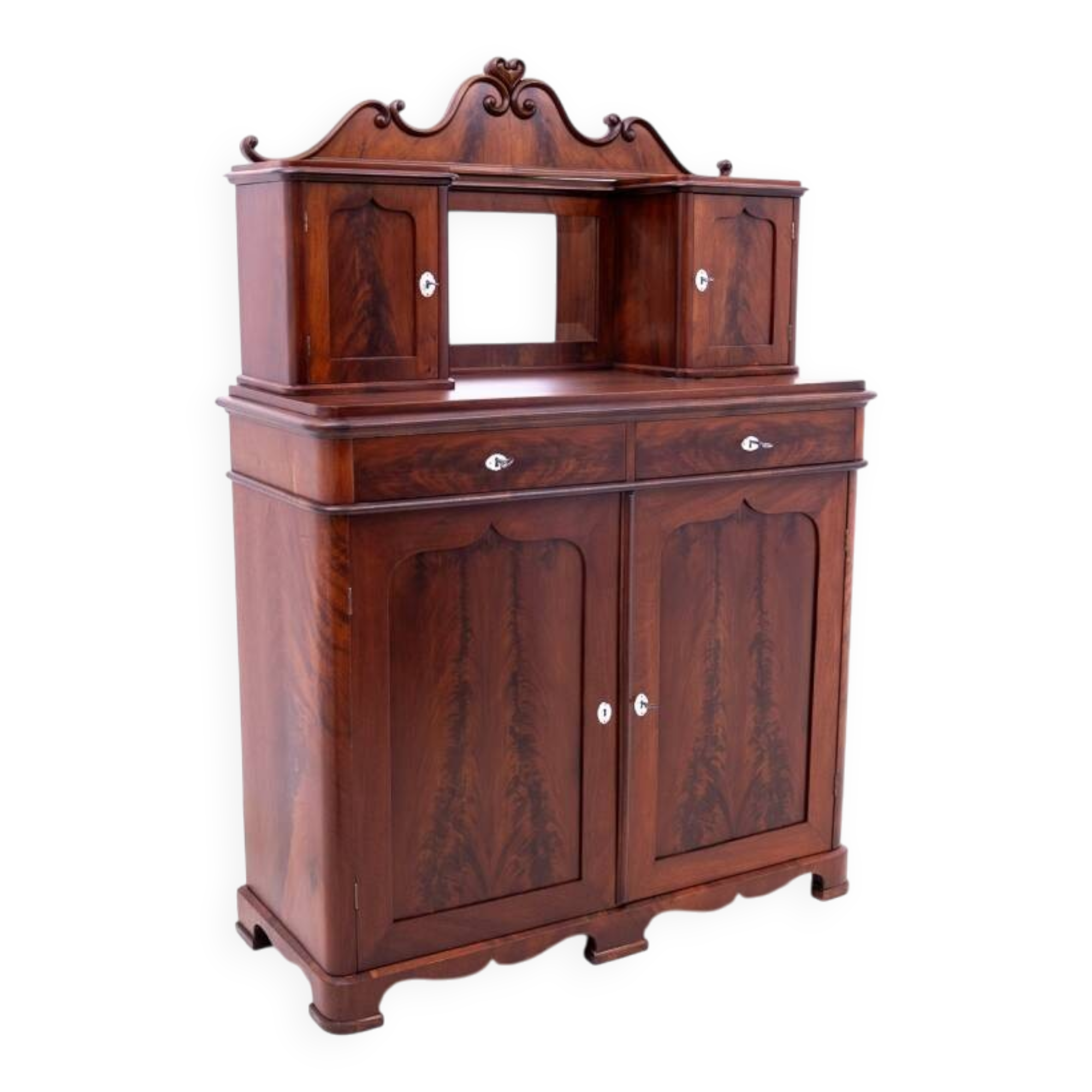 Antique chest of drawers from Northern Europe, late 19th century. After renovation.