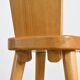 High-back chair by Christian Durupt, Méribel 1960