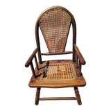 Chaise enfant Baumann cannage