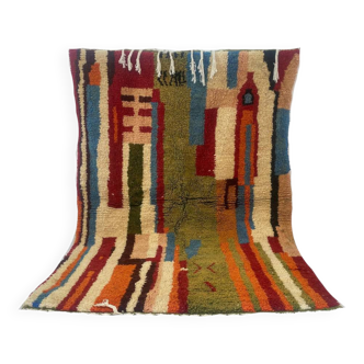 Handcrafted Moroccan Berber carpet 170 x 120 CM