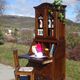 Commode, secrétaire, bibliothèque: meuble 3 en 1