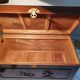 Chinese wedding chest in carved wood