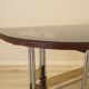 Mahogany desk, Italian design, 1980s, made in Italy