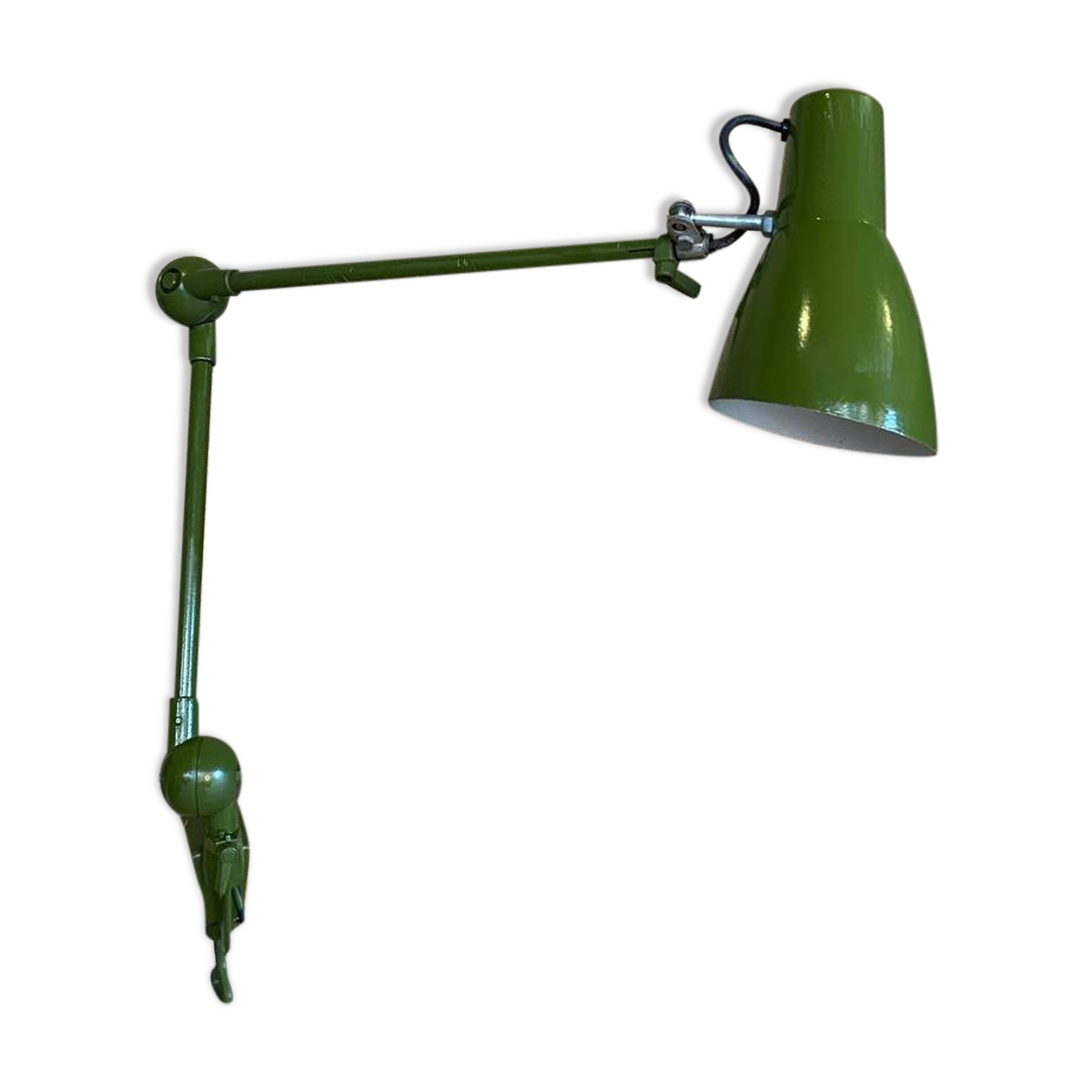 Wall lamp - 2 telescopic arms - khaki green