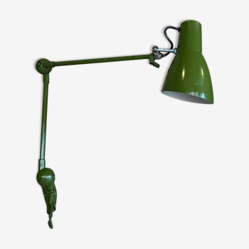Lampe applique - 2 bras télescopiques - verte kaki