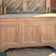 Enfilade ancienne en bois massif brut - 3 tiroirs 