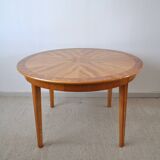 Art Deco Golden Elm Table, circa 1930