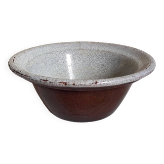 Salad bowl Pottery Art-popular “cul-noir” 19th century