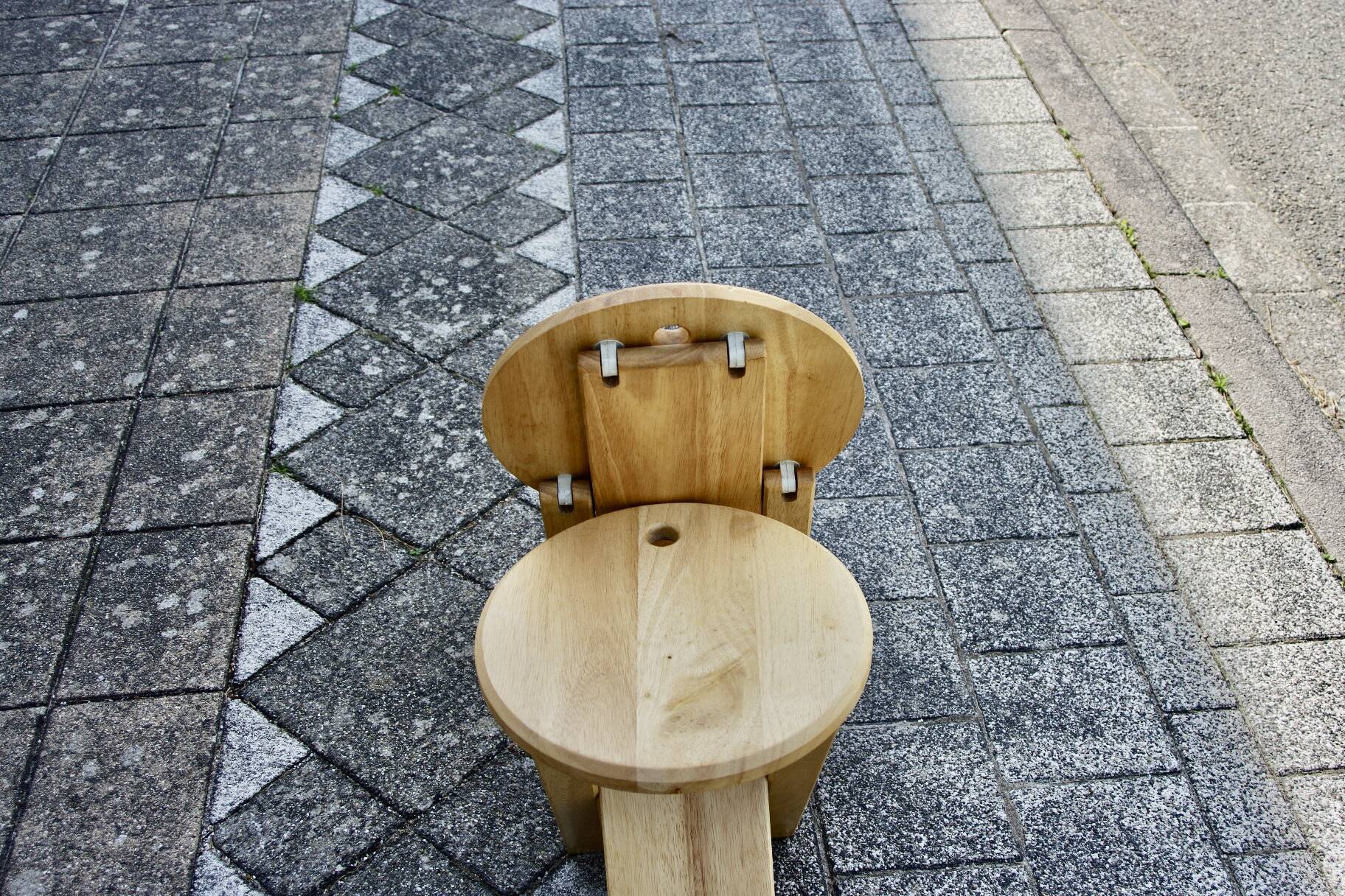 Pair of vintage folding stools