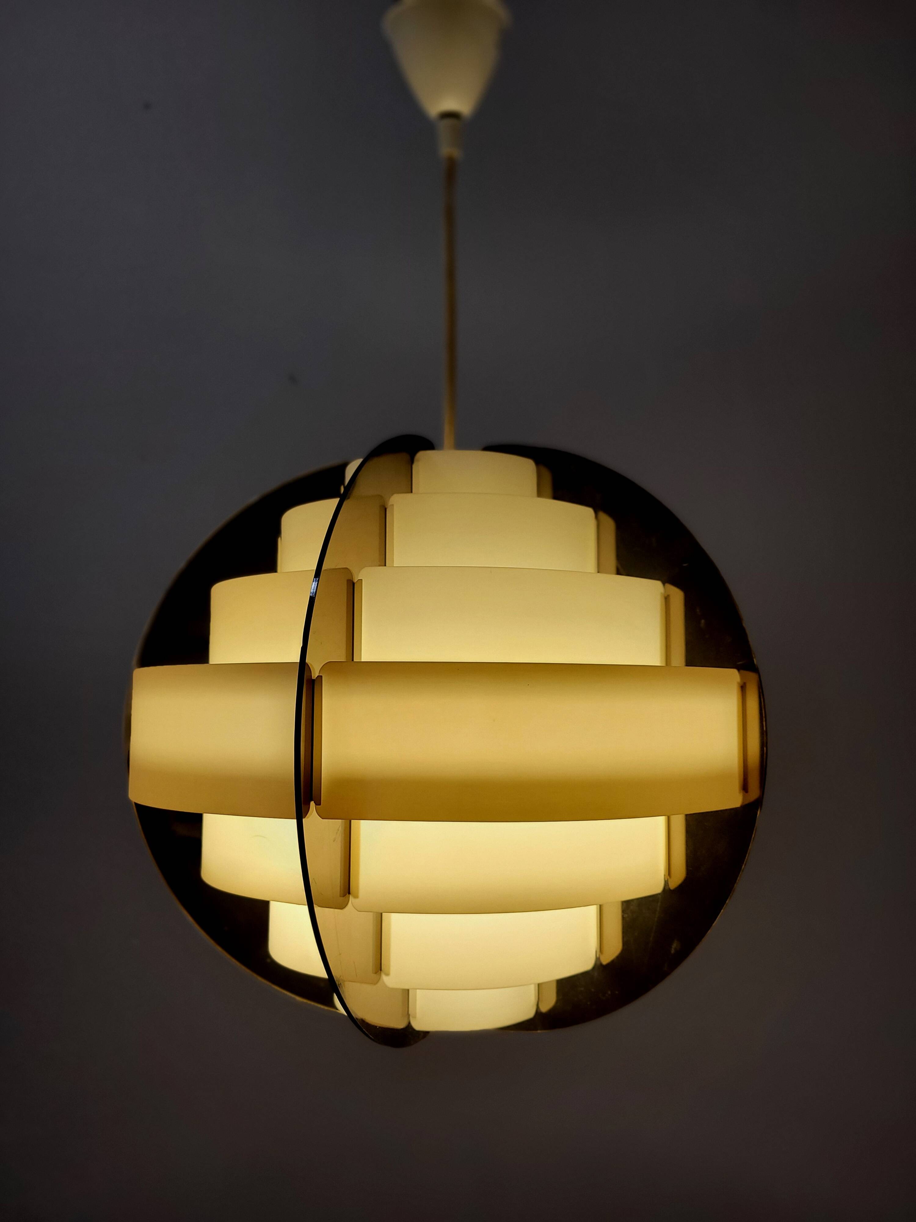 Sculptural suspension attributed to Fleming Brylle and Preben Jacobse