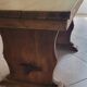 Monastery dining table, farmhouse, solid oak, antique vintage.