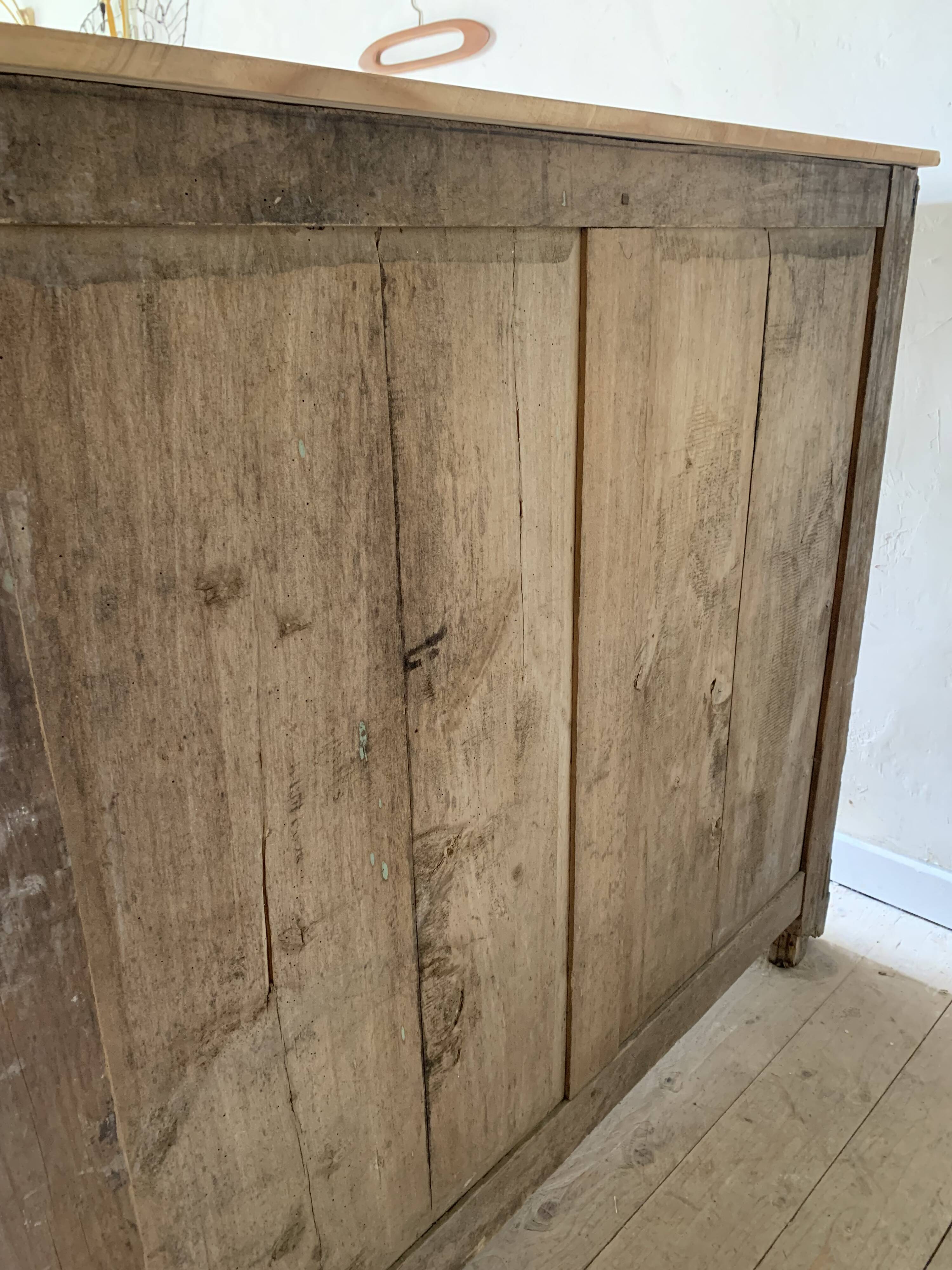 Large patinated Parisian buffet